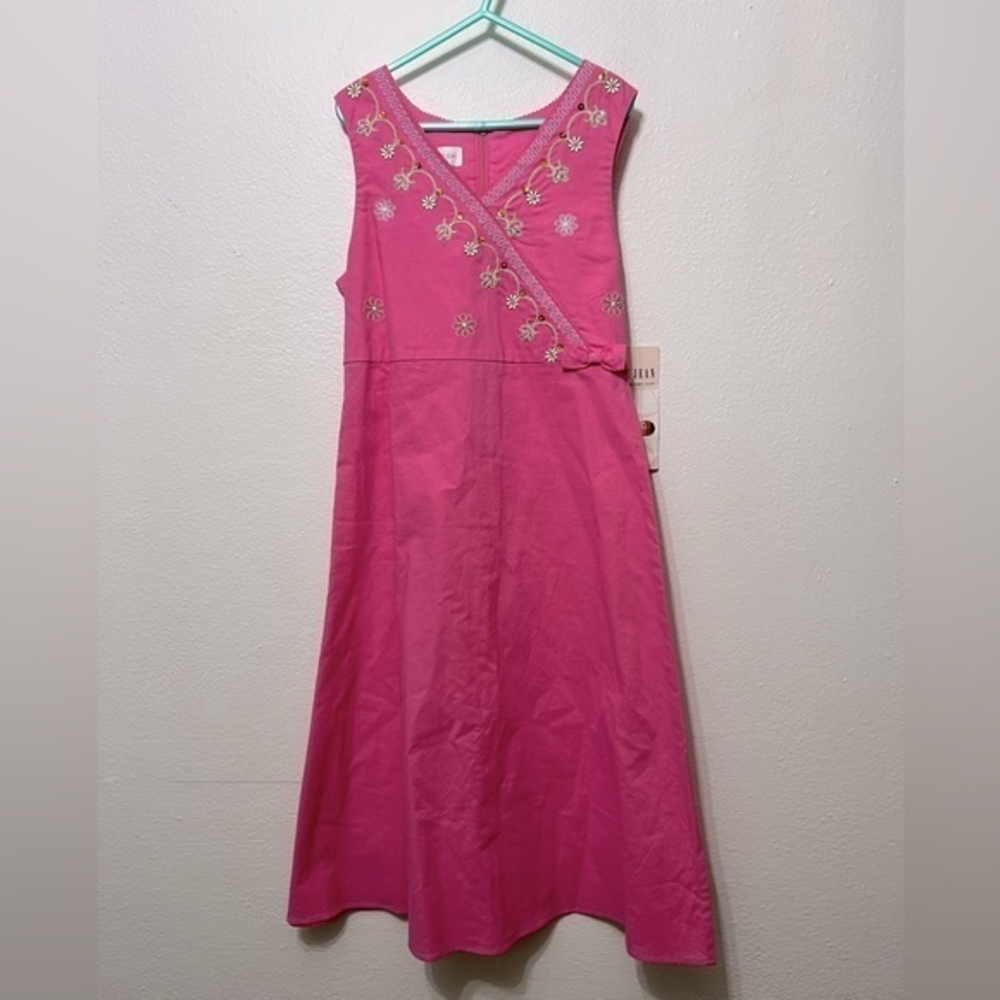 Bonnie Jean‎ Girls Size 10 Princess Pink Sequin Embroidered Bodice Dress NWT